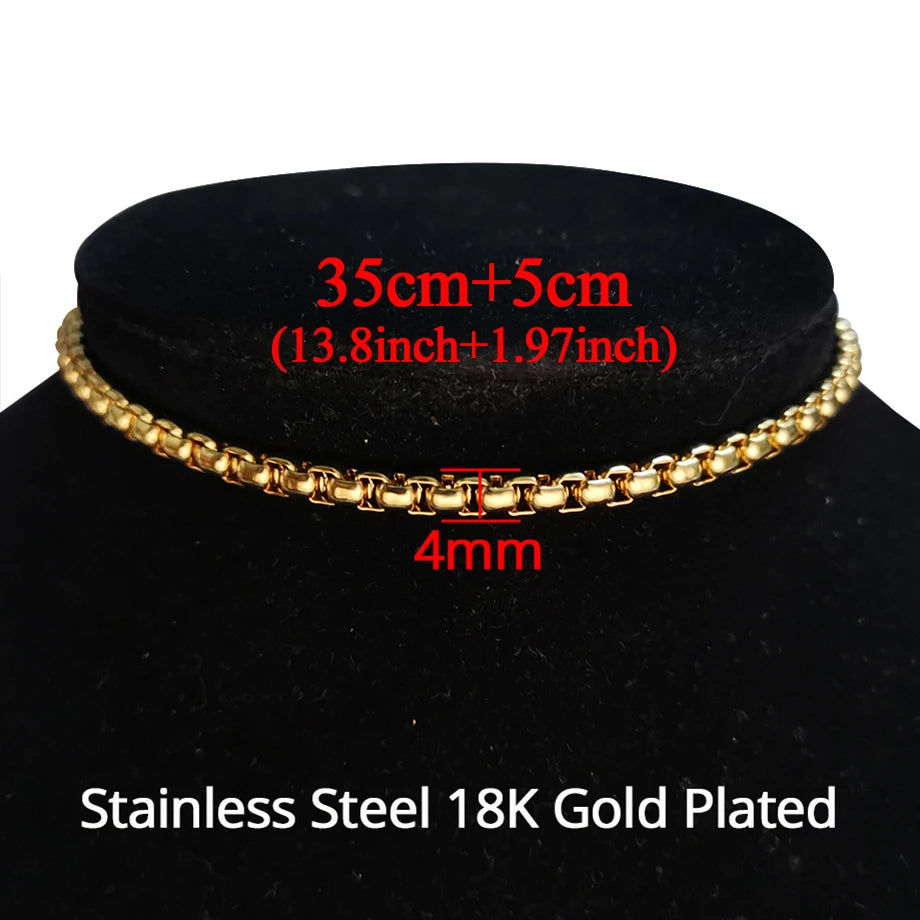 Punk Cuban Link Choker Necklace Collar Statement Jewelry Precision