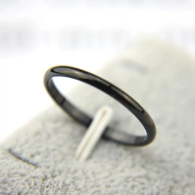 2mm Thin Stackable Ring Stainless Size 3-12 Jewelry Precision