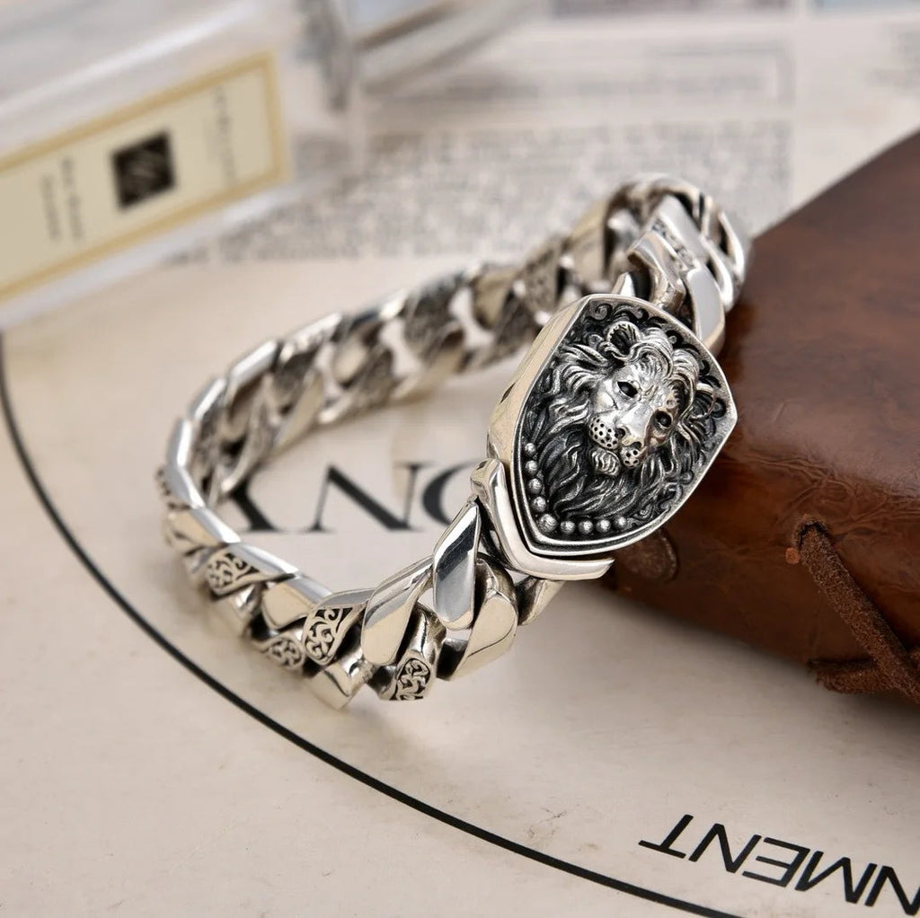 S925 Sterling Silver Timeless Vine Garland Buckle Retro Punk Tank Bracelet Jewelry Creativity Gift Factory Price Jewelry Precision