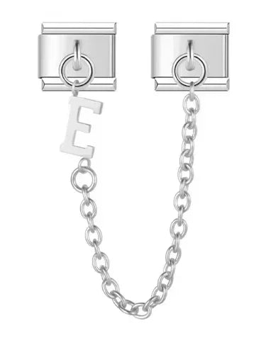 Fashion Chain Letter Elastic Charm Italian Links Fit 9mm Stainless Steel Modular Bracelet Making Women DIY Jewelry Jewelry Precision