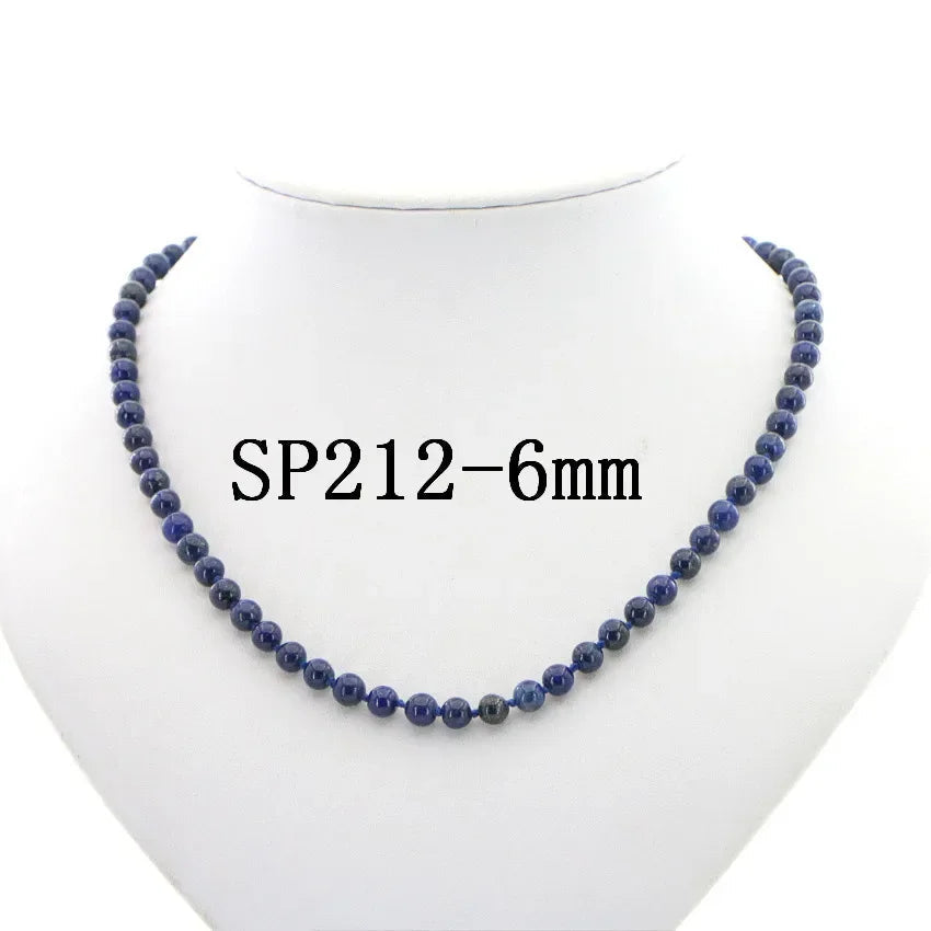 Hot Free New Beautiful Natural 10mm Egyptian Lapis Lazuli Jewelry Precision