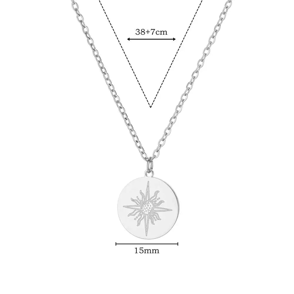 Free Shipping Luxury Zircon Geometric Necklace For Women Jewelry Precision