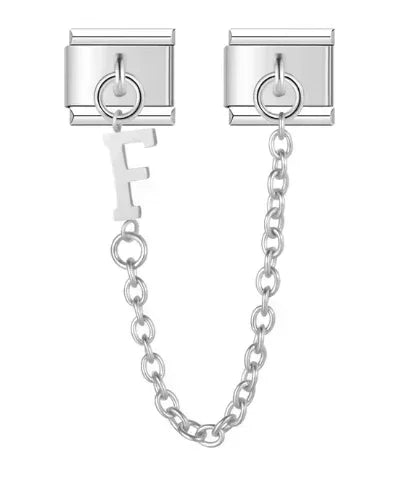 Fashion Chain Letter Elastic Charm Italian Links Fit 9mm Stainless Steel Modular Bracelet Making Women DIY Jewelry Jewelry Precision