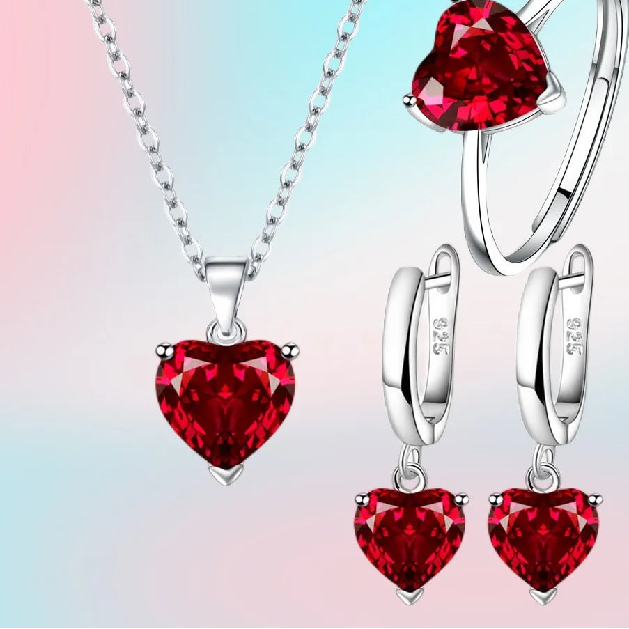 Fine 925 Sterling Silver Color Jewelry Gift Sets for Women Jewelry Precision