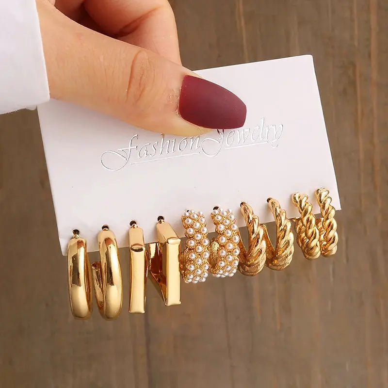 Antique Gold Pearl Geometry Jewelry - Jewelry Precision