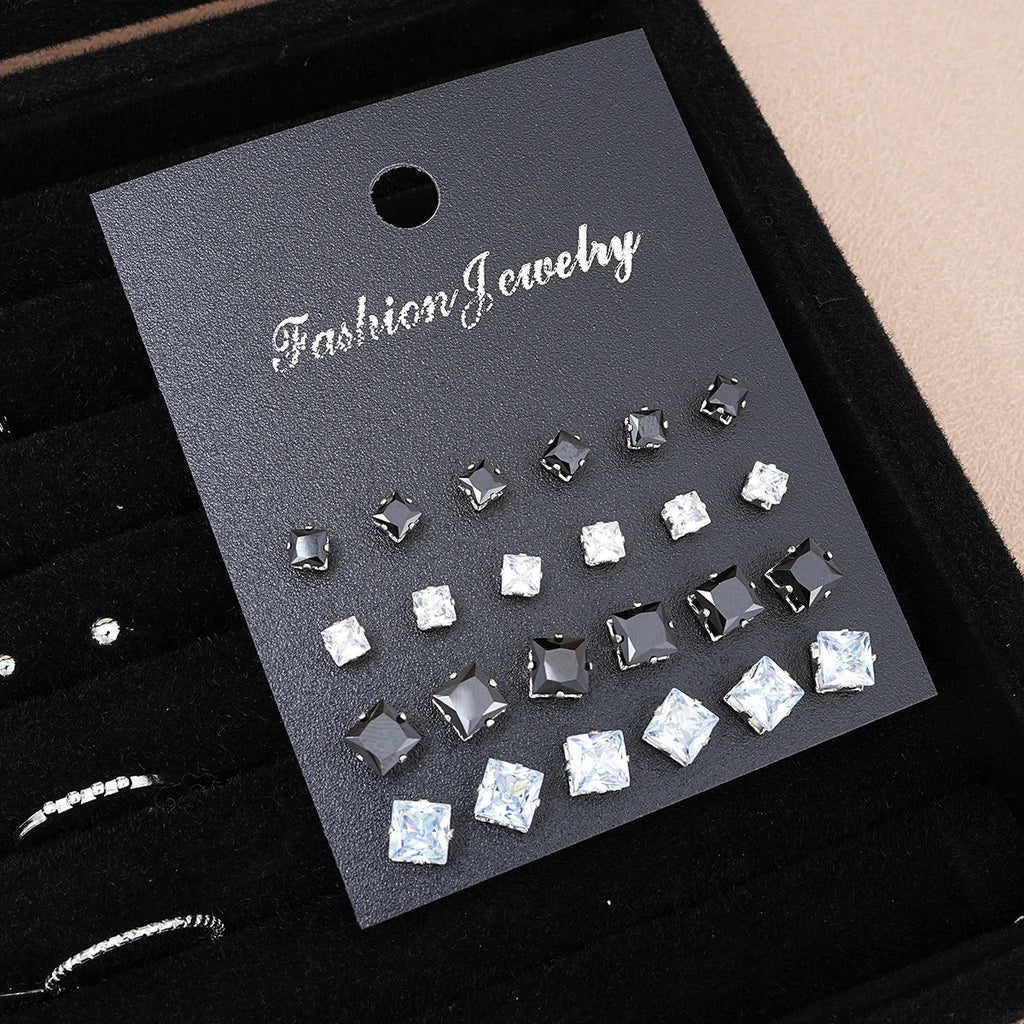 51 Pcs/Set Silver Color Chic Jewelry Set For Women Fashion Butterfly Jewelry Precision