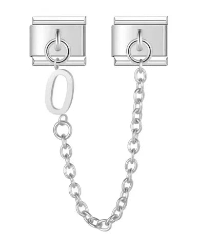 Fashion Chain Letter Elastic Charm Italian Links Fit 9mm Stainless Steel Modular Bracelet Making Women DIY Jewelry Jewelry Precision