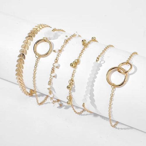 Trendy 6-Piece Stackable Bracelet Jewelry Precision