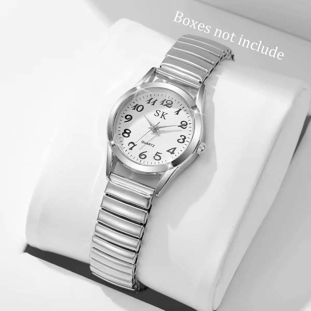 Fashion Small Dial Women Watches Elastic Strap Quartz Watch Reloj Mujer（Without Box） Jewelry Precision