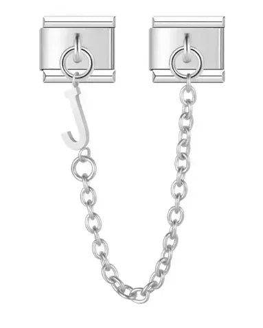 Fashion Chain Letter Elastic Charm Italian Links Fit 9mm Stainless Steel Modular Bracelet Making Women DIY Jewelry Jewelry Precision