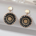 Boho Ethnic Style Seed Beaded Drop Earrings for Women Ladies Creative Jewelry Precision