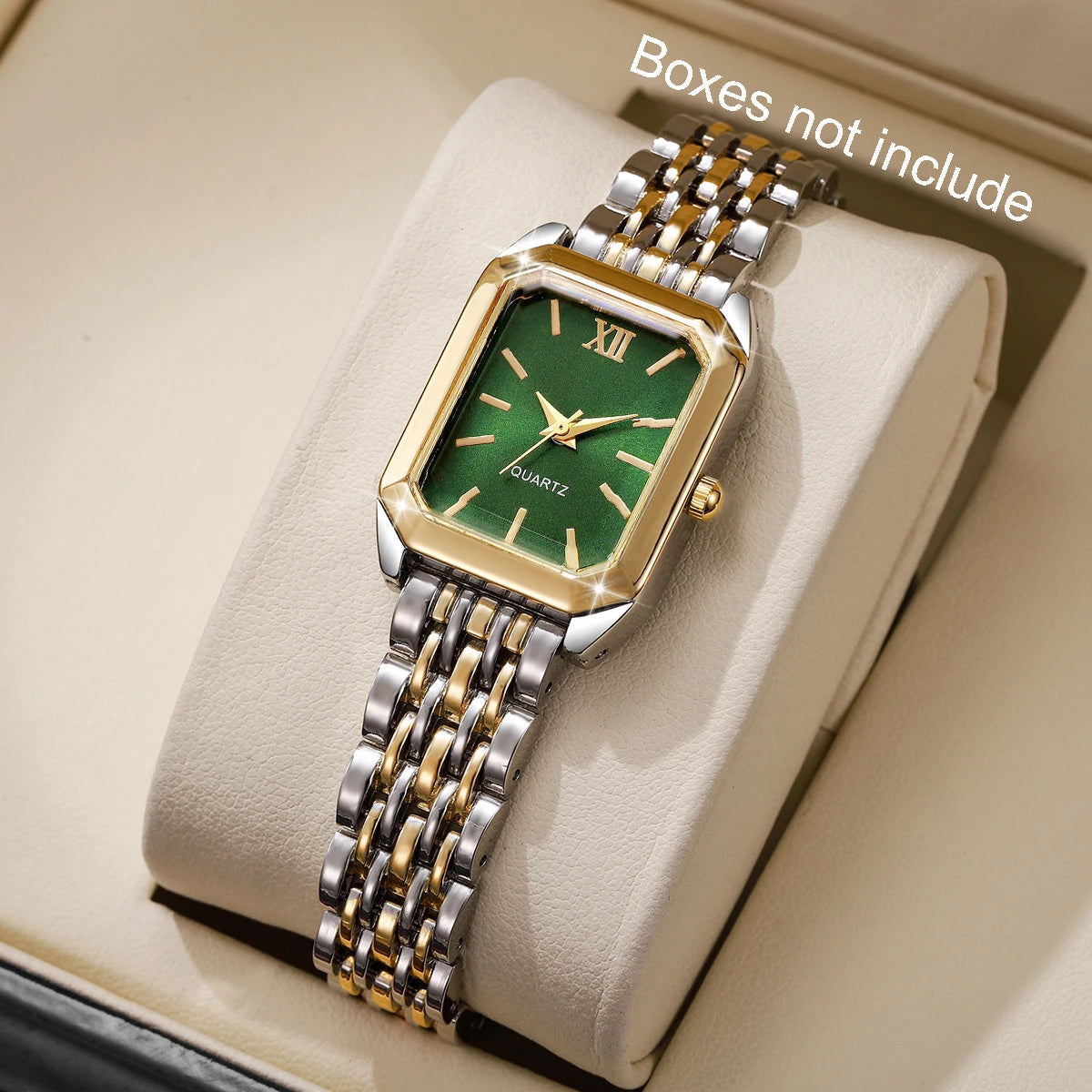 Fashion Rectangle Women Quartz Watch Ladies Roma Dial Wristwatch Reloj Mujer Girls Clock Gift (Without Box) Jewelry Precision