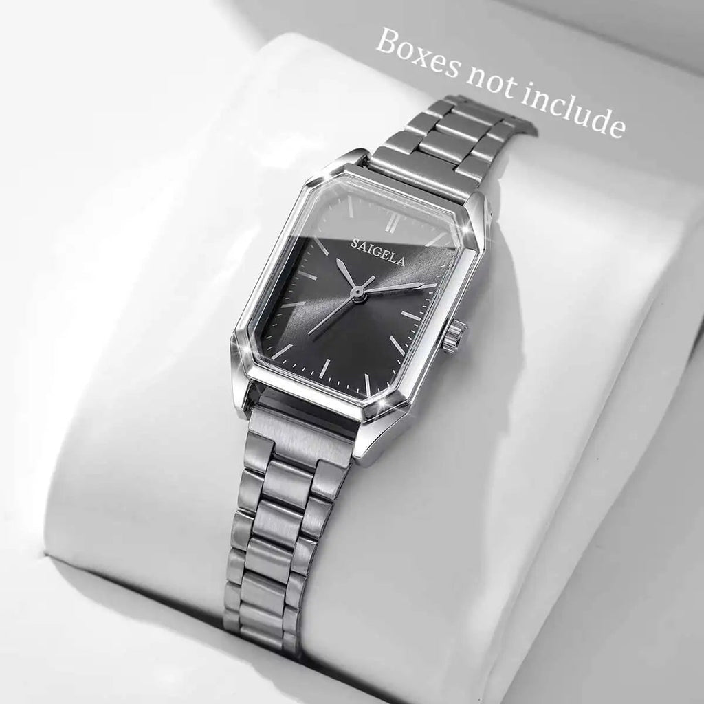Fashion Rectangle Women Watches Simple Analog Quartz Wristwatch for Girls Clock Gift Reloj Mujer（Without Box） Jewelry Precision