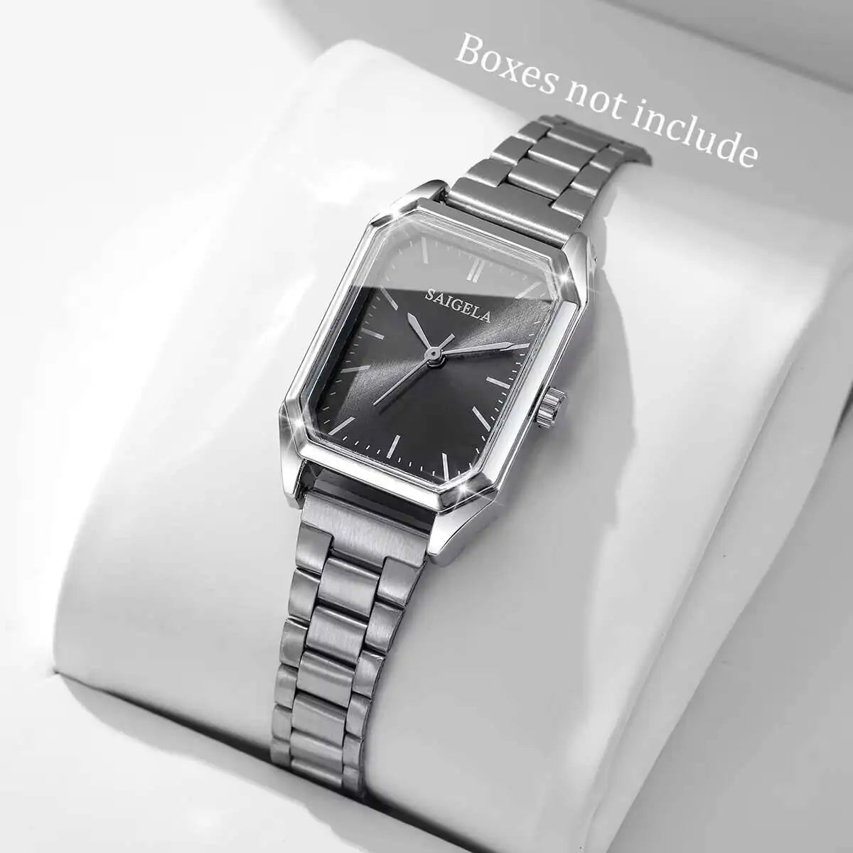 Fashion Rectangle Women Watches Simple Analog Quartz Wristwatch for Girls Clock Gift Reloj Mujer（Without Box） Jewelry Precision