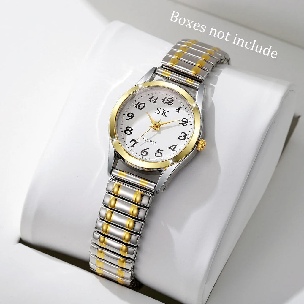 Fashion Small Dial Women Watches Elastic Strap Quartz Watch Reloj Mujer（Without Box） Jewelry Precision