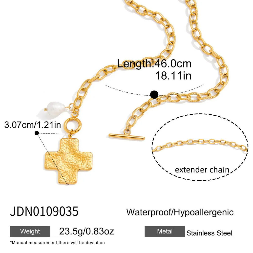 Sweater Chain Pearl Necklace Titanium Jewelry Precision