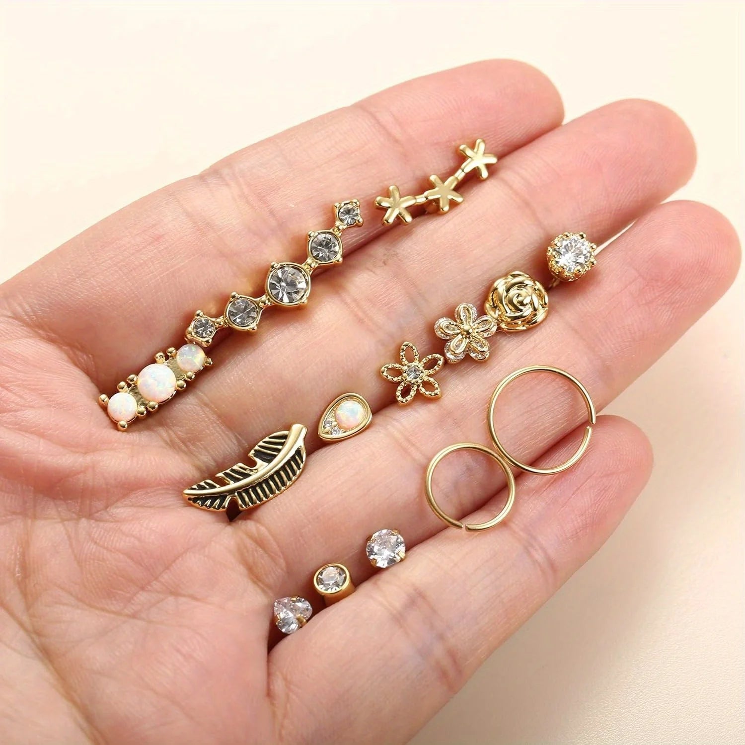 Drperfect Surgical Stainless Steel 16G Cartilage Earrings Jewelry Precision