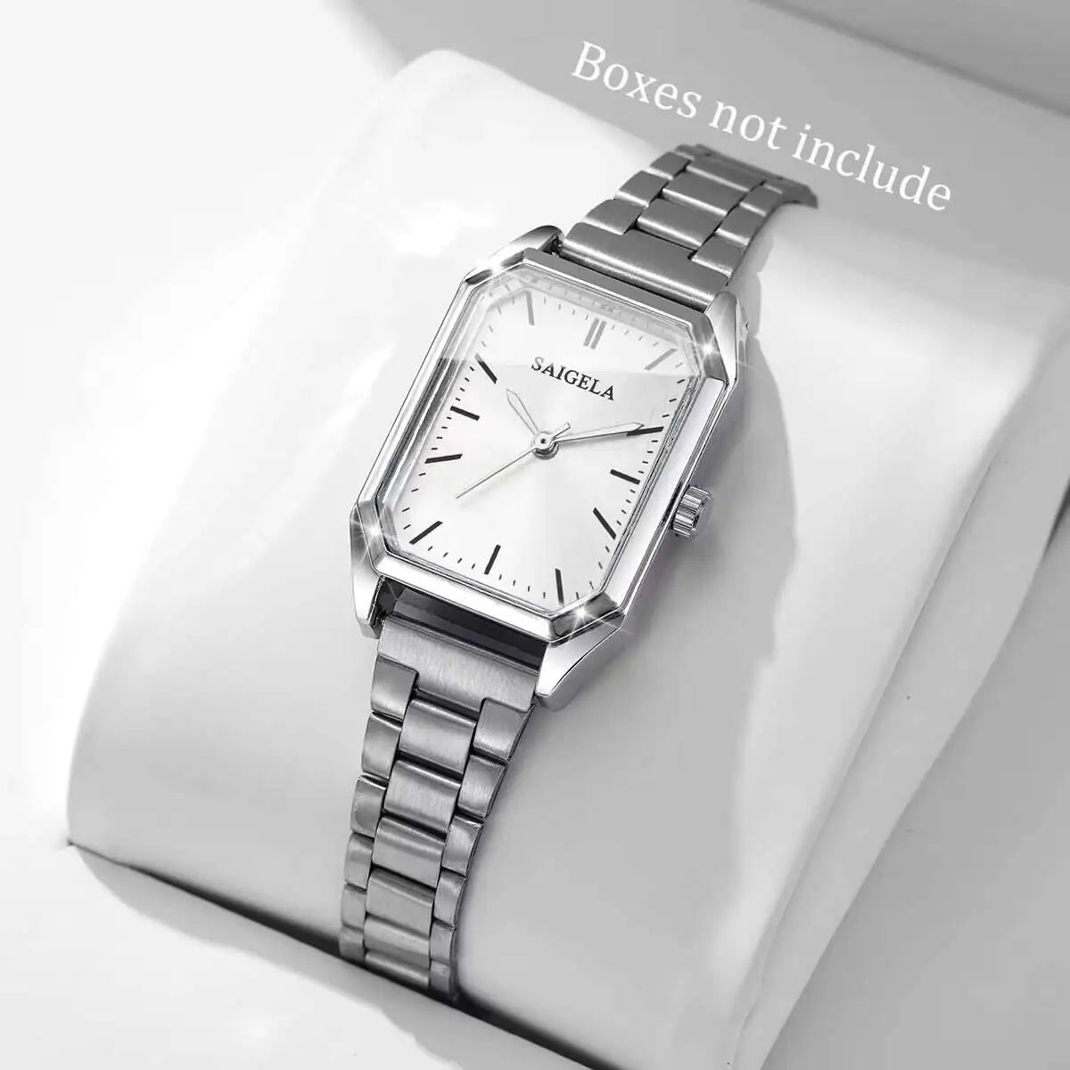 Fashion Rectangle Women Watches Simple Analog Quartz Wristwatch for Girls Clock Gift Reloj Mujer（Without Box） Jewelry Precision
