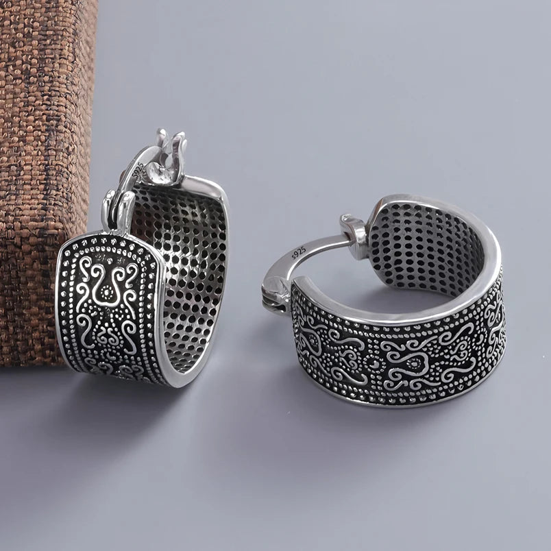 VENTFILLE 925 Sterling Silver CZ Star Moon Asymmetric Hoop Earrings for Women Girls Gold Silver Color Party Jewelry Gifts Jewelry Precision