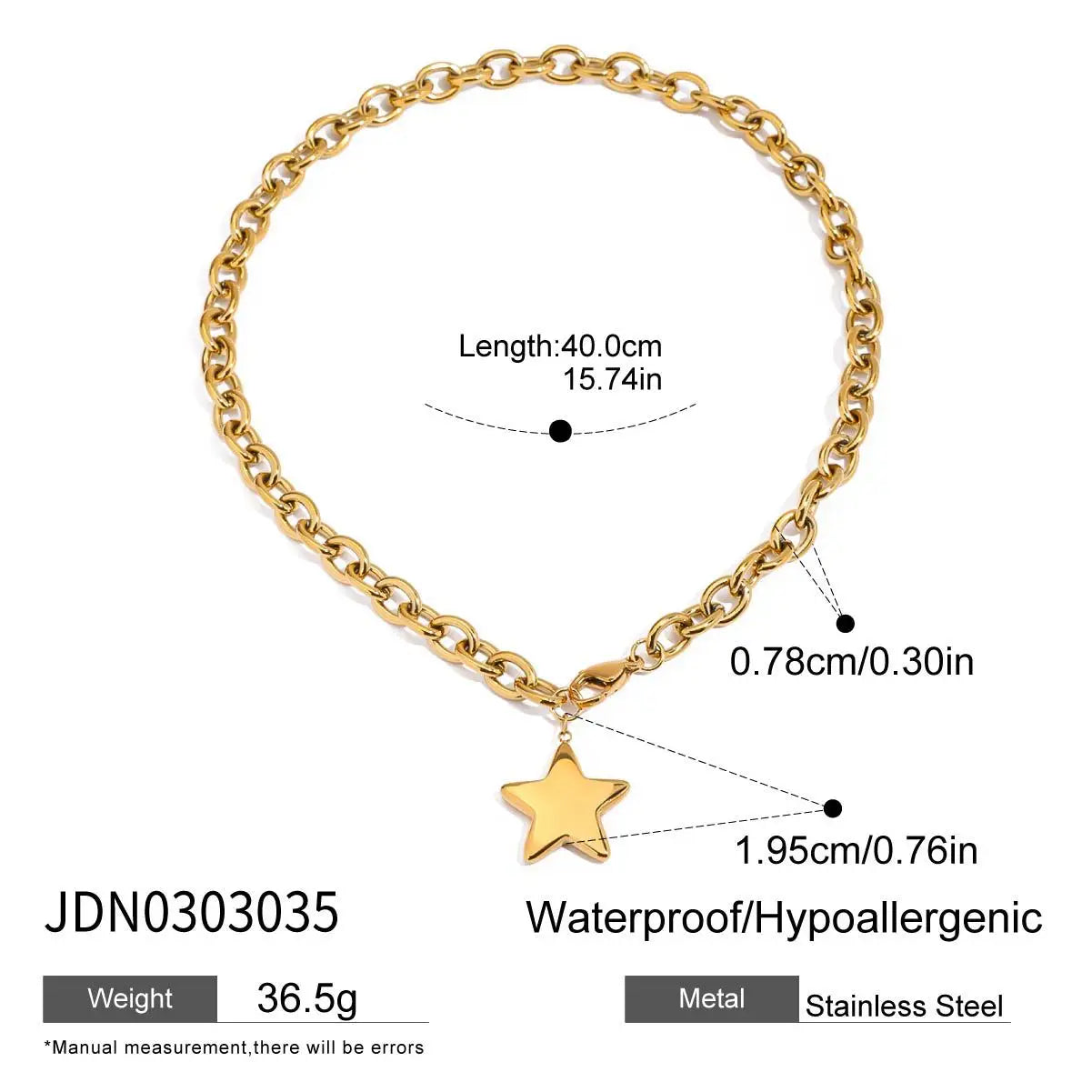 Sweater Chain Pearl Necklace Titanium Jewelry Precision