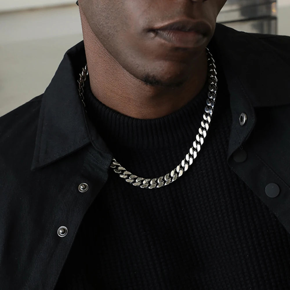 Hiphop Heavy Cuban Link Chains Necklaces Jewelry Precision