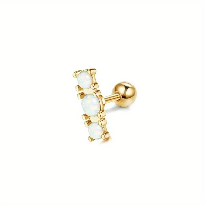 Drperfect Surgical Stainless Steel 16G Cartilage Earrings Jewelry Precision