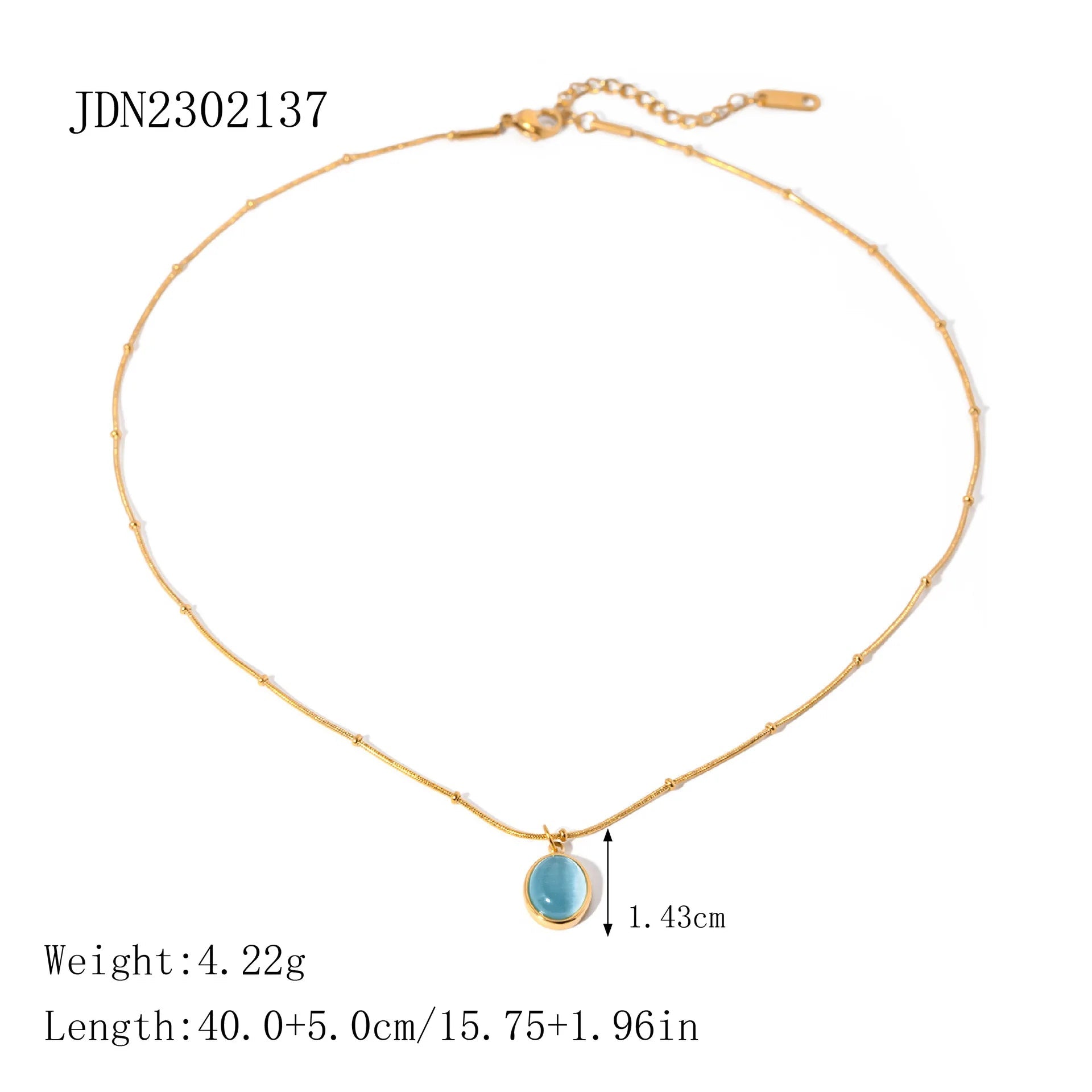 Women's Titanium Steel Light Luxury Pearl Necklace Jewelry Precision