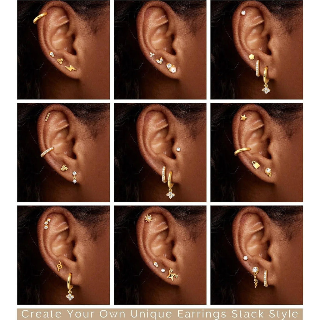 Bobisty 1pc Earrings Surgical Stainless Steel Earrings for Women Jewelry Precision