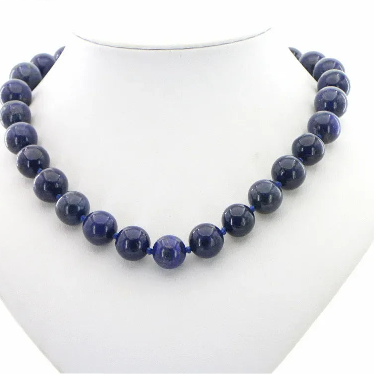 Hot Free New Beautiful Natural 10mm Egyptian Lapis Lazuli Jewelry Precision