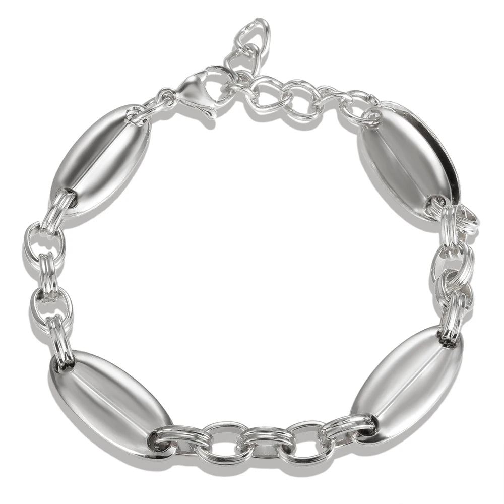 Thick Flat Cuban Link Chain Stainless Steel Necklace Bracelet Jewelry Jewelry Precision