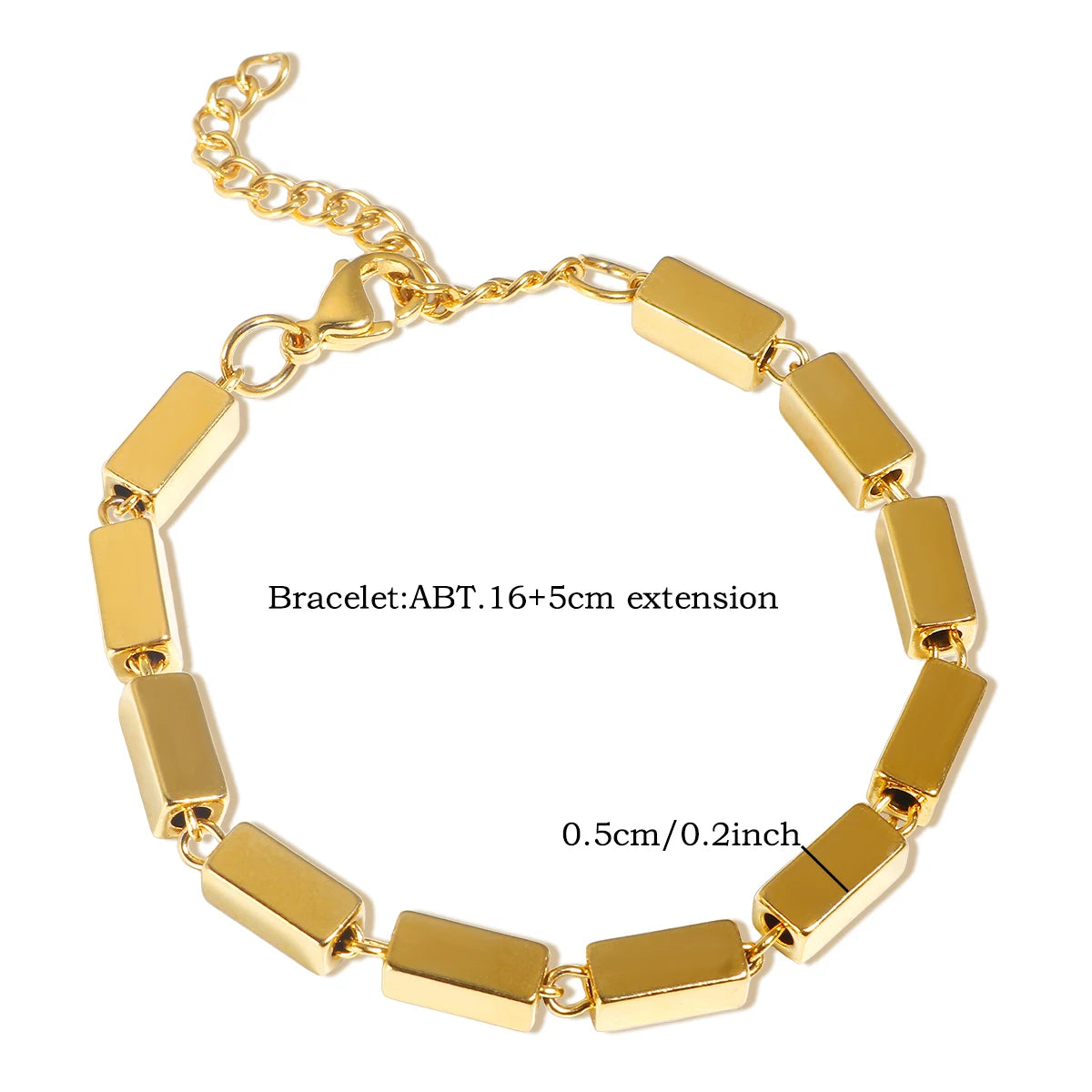 Thick Flat Cuban Link Chain Stainless Steel Necklace Bracelet Jewelry Jewelry Precision