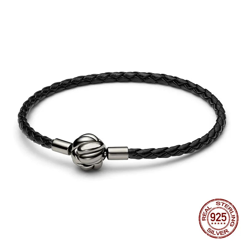 925 Silver Disney Original 17-20CM Gypsophila Snake Bones Chain Bracelet For Womens DIY Charms Birthday Jewelry Gifts Hot Sale Jewelry Precision