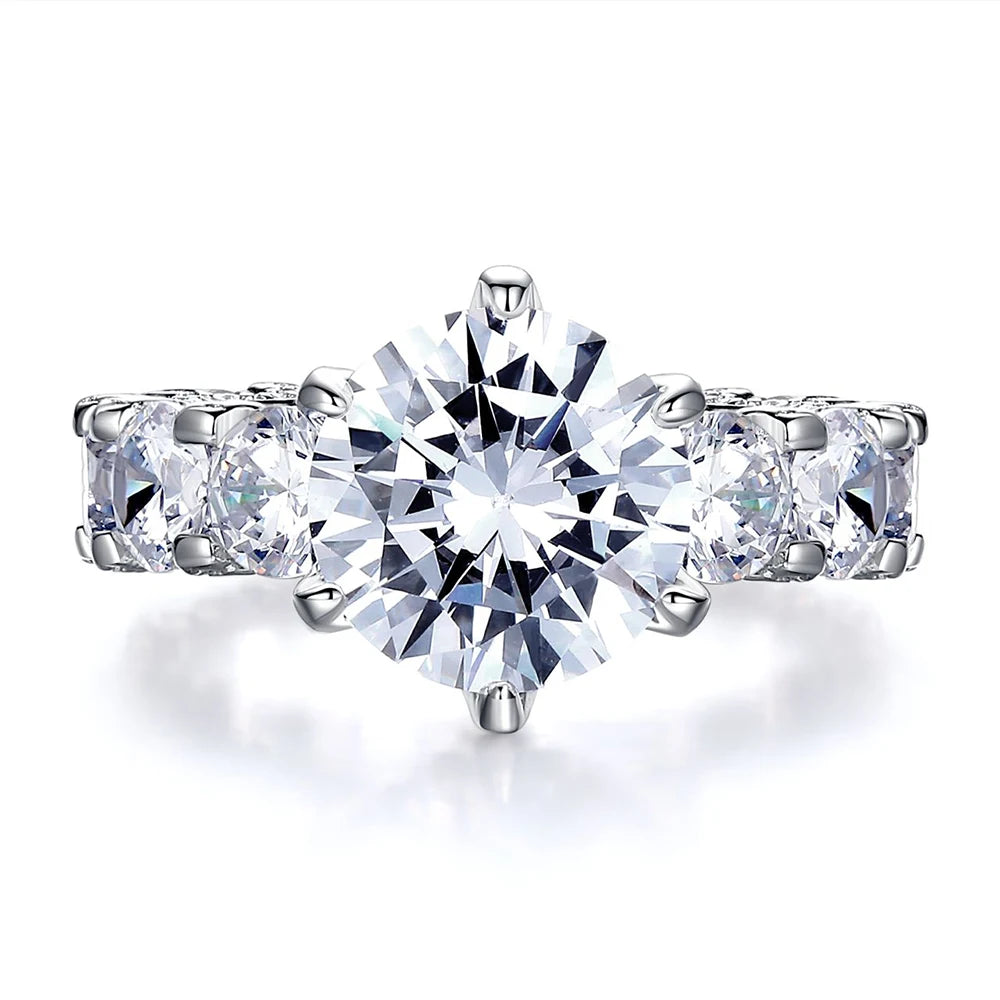 2024 New Luxury Silver Color Designer Engagement Ring for Women Free Shipping Items Gift Jewelry Wholesale R6014 Jewelry Precision