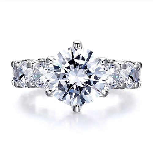 2024 New Luxury Silver Color Designer Engagement Ring for Women Free Shipping Items Gift Jewelry Wholesale R6014 Jewelry Precision