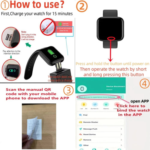 Smartwatch Men Women Wristwatches Smart Watch Message Fitness Monitor Bracelet Birthday Gift Electronic Clock For Android IOS Jewelry Precision