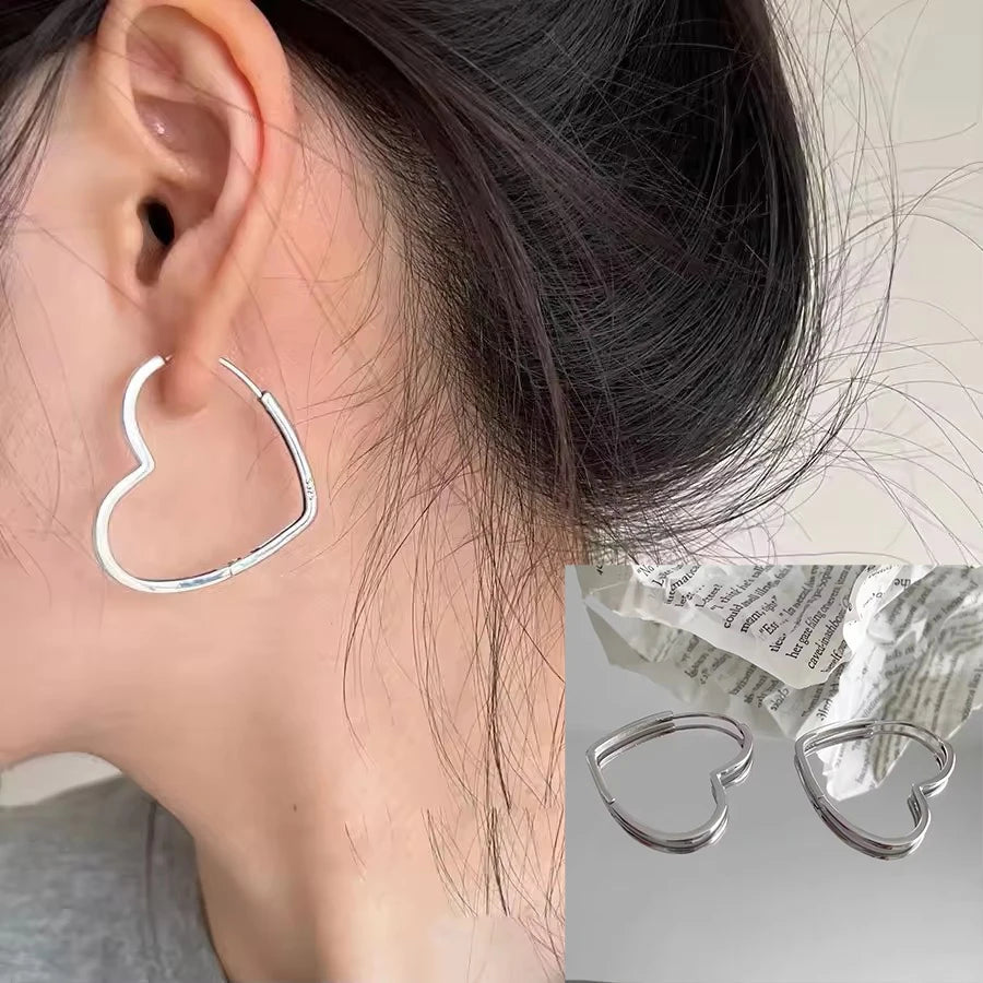 VENTFILLE 925 Sterling Silver CZ Star Moon Asymmetric Hoop Earrings for Women Girls Gold Silver Color Party Jewelry Gifts Jewelry Precision