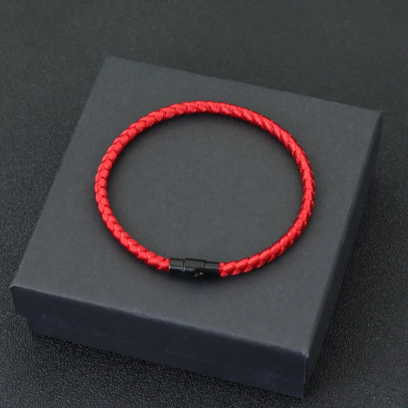 Grade A Keel Rope Bracelet Men Femme Lucky Red Thread Braclet Attract Mirco Magentic Couple Braslet Wealth Prosperity Brazalete Jewelry Precision