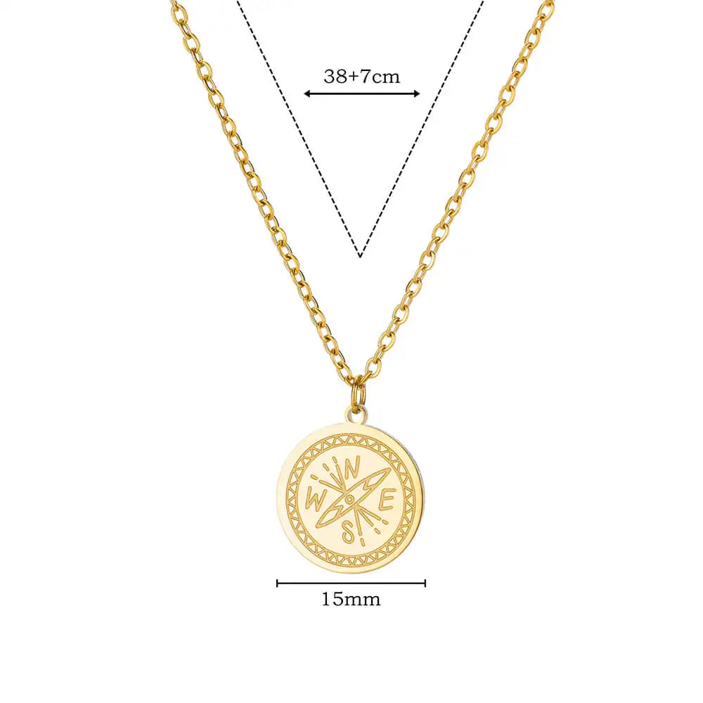 Free Shipping Luxury Zircon Geometric Necklace For Women Jewelry Precision