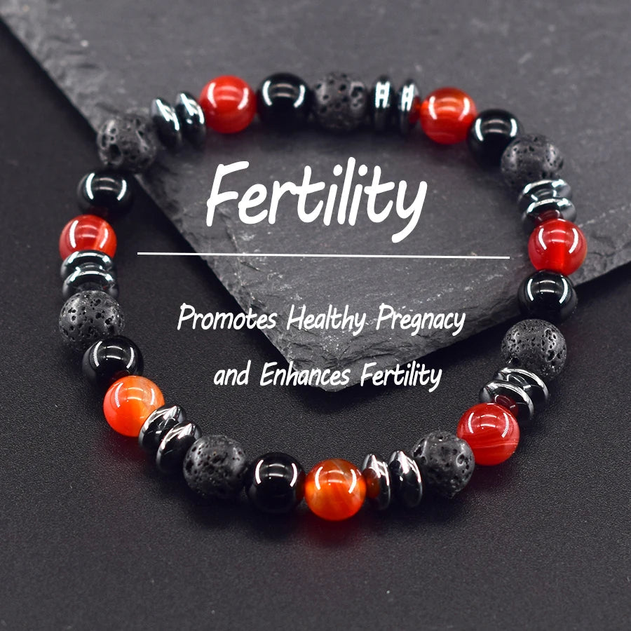 Classic Black Natural Labradorite Volcanic Stone Beads Bracelet Women Men Spiritual Protection and Energetic Banlance Jewelry Jewelry Precision