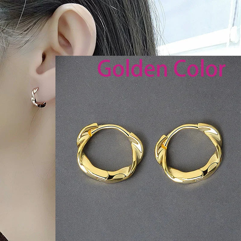 VENTFILLE 925 Sterling Silver CZ Star Moon Asymmetric Hoop Earrings for Women Girls Gold Silver Color Party Jewelry Gifts Jewelry Precision