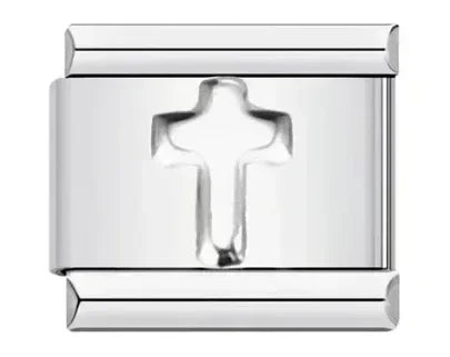 Fashion Chain Letter Elastic Charm Italian Links Fit 9mm Stainless Steel Modular Bracelet Making Women DIY Jewelry Jewelry Precision