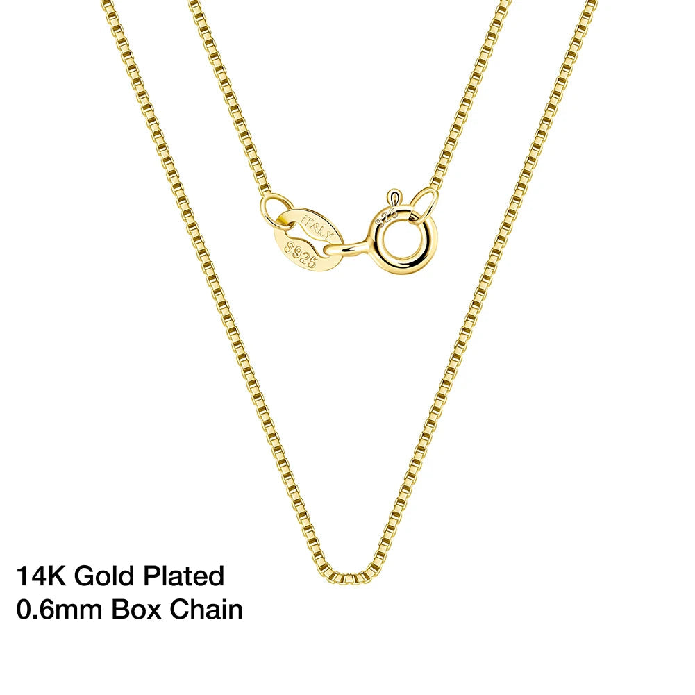 Effie Queen 925 Silver Basic Chain Necklace Woman Jewelry Precision